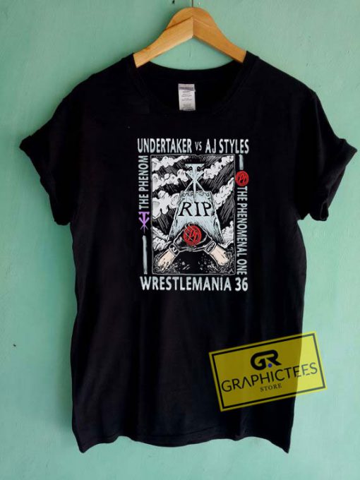 Undertaker VS Aj Styles Tee Shirts