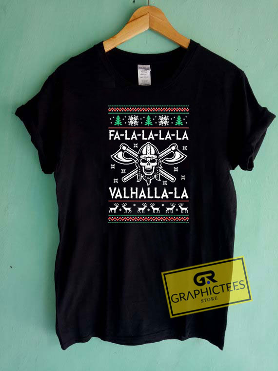 Valhalla La Skull Christmas Tee Shirts