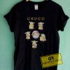 Grogu Moods Tee Shirts