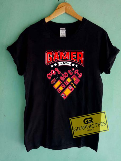 Gamer At Heart Tee Shirts