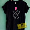 Heart Love Graphic Tee Shirts