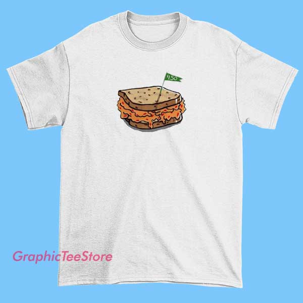 Masters Pimento Cheese Meme Tee Shirts 2 A humorous T-shirt design featuring Master P and pimento cheese, combining playful text and graphics to create a fun meme-inspired look.