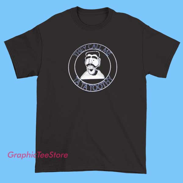 Ta Ta Toothy Cartoon Tee Shirts 2 A collection of playful cartoon T-shirts featuring fun, toothy monster characters with big smiles and quirky designs, perfect for casual and humorous fashion statements.