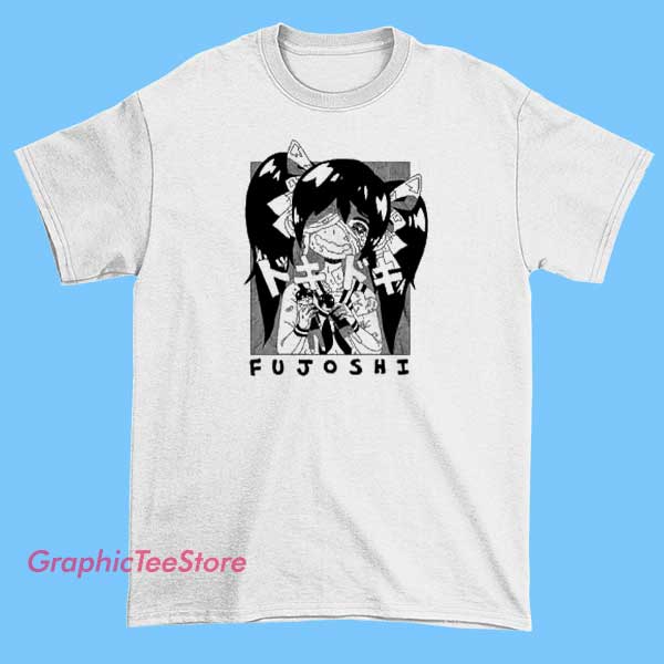 Omocat Fujoshi Anime Tee Shirts 2 Omocat Fujoshi anime-themed T-shirt featuring vibrant, manga-inspired artwork with stylized characters and playful, bold typography celebrating fandom culture. The design captures the energetic and colorful spirit of anime and manga communities.