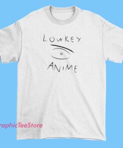 Minimalist anime-themed T-shirt featuring subtle line art or small symbols inspired by popular anime series, with muted colors and understated designs suitable for everyday wear.