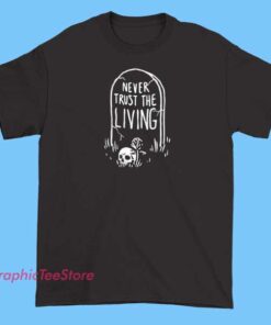 Skull the Living Tombstone Merch Tee Shirt 3 The Living Tombstone merch T-shirts typically feature dark, edgy designs inspired by their electronic music and popular YouTube animations. They often include stylized logos, album artwork, or thematic graphics related to their songs and branding. Would you like a specific design concept or a general idea for a The Living Tombstone T-shirt?