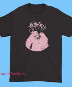 Monster Pink Jazmin Bean Merch Shirt 5 A pink t-shirt featuring Jazmin Bean's