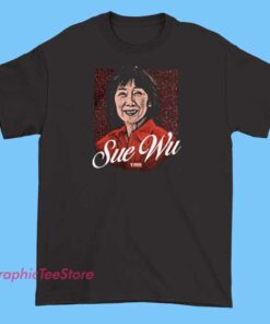 Method Tom Segura Sue Wu T Shirt 6 Black T-shirt featuring a humorous design with text that references comedian Tom Segura, with additional elements or references to Sue Wu, presented in bold white font.