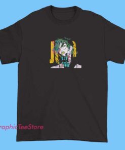 An anime Jolyne Cujoh merchandise T-shirt featuring a vibrant illustration or design of Jolyne Cujoh from JoJo's Bizarre Adventure, perfect for fans of the character and series.