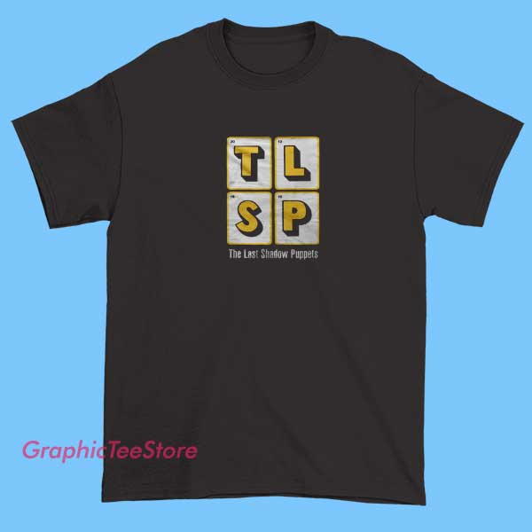Box Last Shadow Puppets Merch Shirt 2 A T-shirt featuring The Last Shadow Puppets merchandise, with stylish graphics of the band’s logo or album artwork, and possibly images of the band members, designed in a sleek, artistic style perfect for fans of the band.