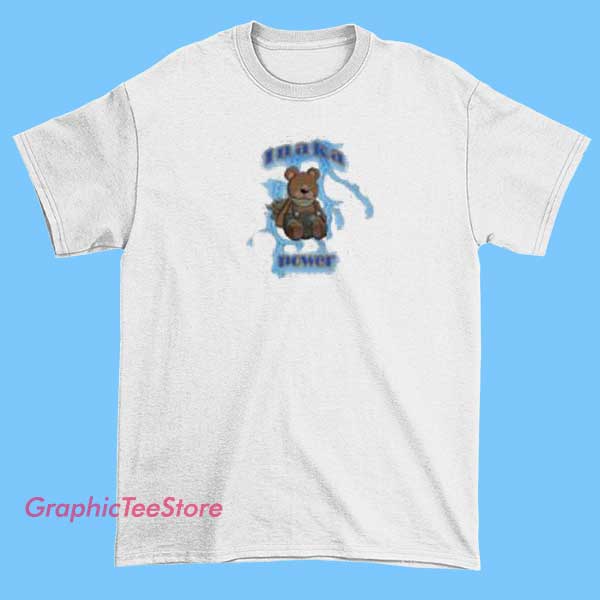 Power Cute Inaka Bear Shirt 2 A cute and cozy shirt featuring an adorable Inaka Bear with the words "Power Cute" in playful, charming typography, perfect for expressing confidence and cuteness.