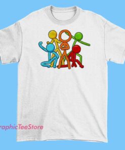 Art Alan Becker-themed merchandise T-shirt featuring his signature style, possibly including pixel art, animation characters, or references to his popular YouTube animations, with bold graphics and creative designs celebrating his digital art and animation work.