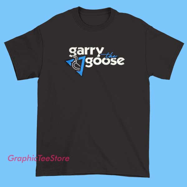 Garry the Goose Paul Cuffaro Pual Cuffaro Shirt 2 An image featuring Garry the Goose wearing a shirt with the name "Paul Cuffaro" printed on it.