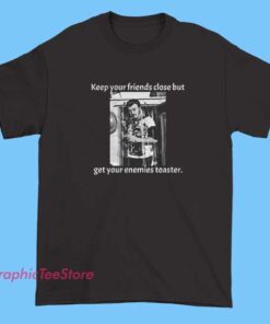 A graphic T-shirt featuring the phrase 