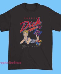 A vintage-inspired basketball jersey featuring the Kansas Jayhawks logo and colors, prominently displaying 'Grady Dick' on the front. The design has a classic 90s hoops aesthetic with bold graphics, retro fonts, and a sporty look perfect for fans of Kansas basketball.