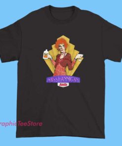 T-shirt featuring a humorous meme of Miss Hannigan, played by Carol Burnett in Annie, capturing her expressive and comedic personality, ideal for fans of the classic musical and comedy.
