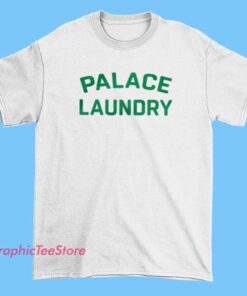 Mick Jagger Palace Laundry Shirt 3 Graphic T-shirt featuring the text 'Palace Laundry' alongside an image or artistic representation of Mick Jagger, capturing his iconic rock star persona. The design may include bold typography, musical motifs, or vintage-inspired artwork reflecting Jagger's legendary status and style.