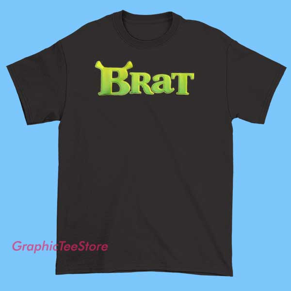 Singer Album Charli XCX Brat Classic Shirt 2 A graphic T-shirt featuring Charli XCX with album-themed artwork, showcasing bold text and imagery inspired by her music, with a playful or rebellious vibe reflecting her signature style.