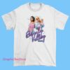 A branded T-shirt featuring official merchandise for Bvh, with graphics or text showcasing Dan and Riya, designed for fans of the brand or duo.