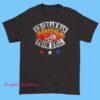 A vintage-style T-shirt featuring a graphic of an 'Ice Cream Man From Hell,' possibly depicting a sinister or humorous illustration.