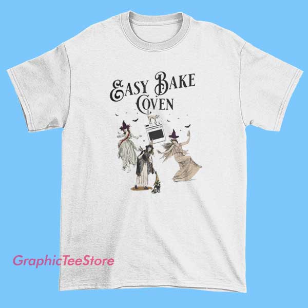 Funny Spooky Coven Kitchen Witch T-Shirt 1 Easy Bake Coven