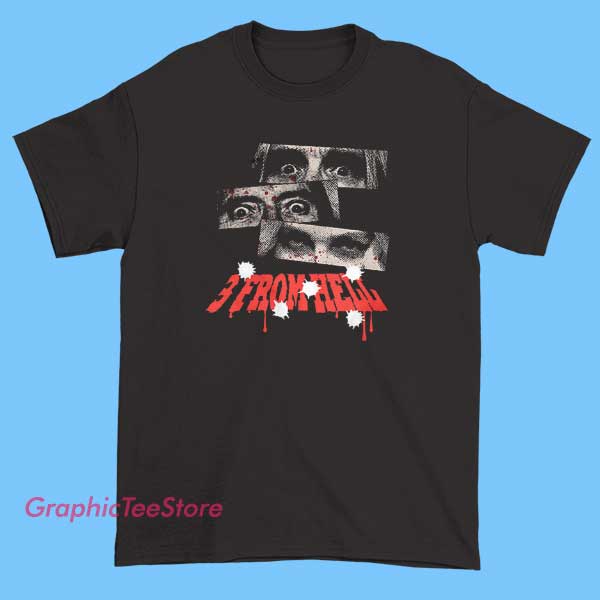 Cult Horror 3 From Hell Free the Three Shirt 1 Cult Horror 3 From Hell Free the Three Shirt