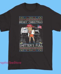 MAGA Christmas Shitters Full Funny Shirt