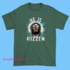 Retro Jesus Christian Religious He Has Rizzen Shirt 2 etro Jesus He Has Rizzen Shirt featuring vintage-style Christian rart with playful meme-inspired typography on soft unisex cotton streetwear tee