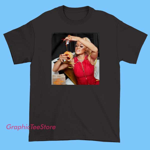 Saweetie x McDonald's Sauce-Inspired Shirt 1 Saweetie x McDonald's Sauce-Inspired Shirt