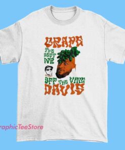 Funny Meme Quotes Grape Gabe Davis Shirt, viral NFL football meme tee, Gabe Davis joke apparel, humorous sports graphic shirt, trending grape meme design for football fans.