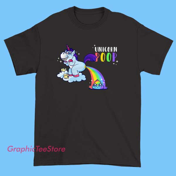 I Poop Rainbows Emoji Tee Shirts 2 I Poop Rainbows Emoji Tee Shirts - Image 2