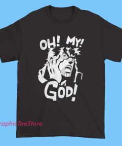 Jojo Oh My God Tee Shirts cheap 3 Jojo Oh My God Tee Shirts cheap with funny viral quote graphic, pop culture meme design, soft cotton unisex tee, affordable casual streetwear shirt for fans and everyday wear