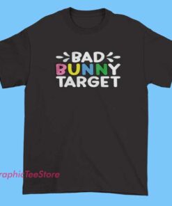 Bad Bunny Target Shirt Latin music fan tee, trendy reggaeton apparel, Bad Bunny inspired graphic shirt, urbano streetwear merch for concert fans and modern Latin pop lovers.