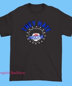 They Hate the Process Shirt motivational hustle tee, grind mindset apparel for entrepreneurs, inspiring success quote shirt for gym, work ethic clothing, trendy streetwear motivation outfit.