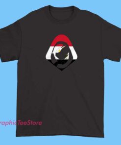 Merch vintage Overwatch Ana shirt featuring retro game character artwork, classic FPS gaming aesthetic, nostalgic design, unisex fit graphic tee for Overwatch fans and esports gaming culture lovers