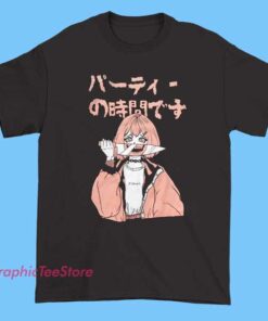 Party Time Peach Anime Tee Shirts 3 Party Time Peach Anime Tee Shirts