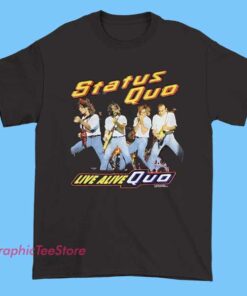 Status Quo Live Alive Tee Shirts