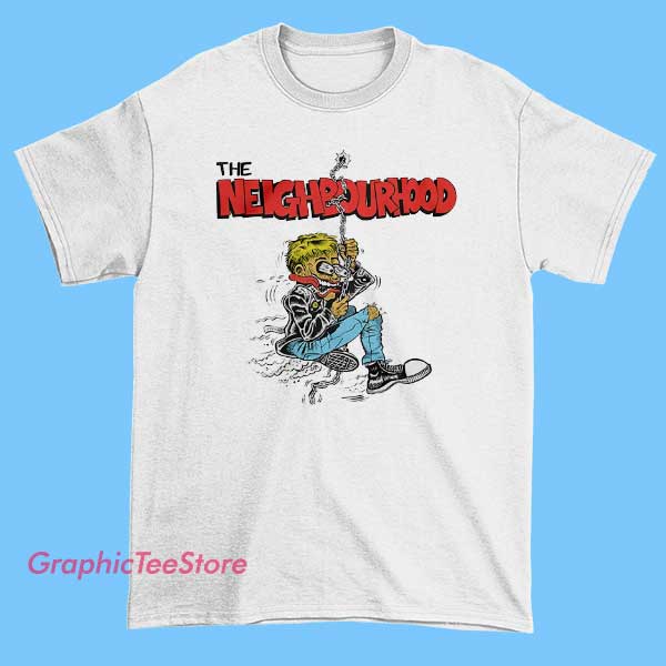 The Neighbourhood Graphic Tees Shirts 2 The Neighbourhood Graphic Tees Shirts featuring indie rock band aesthetic, monochrome album-inspired artwork, alternative music streetwear design, soft cotton unisex tee for fans