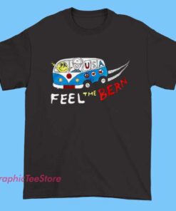 The Urban Outfitters Bernie Sanders Shirt featuring retro graphic print, vintage-style Bernie Sanders tee, classic political figure design, trendy Urban Outfitters inspired streetwear shirt.