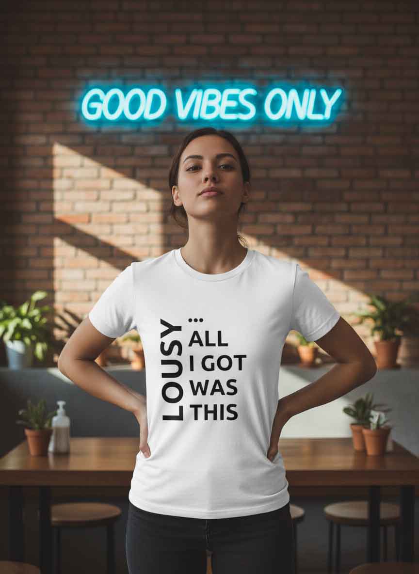 Funny Sarcastic All I Got Was This Lousy T Shirt 3 Funny sarcastic All I Got Was This Lousy T Shirt featuring bold text humor design, novelty graphic tee, ironic slogan shirt, casual streetwear sarcasm t-shirt