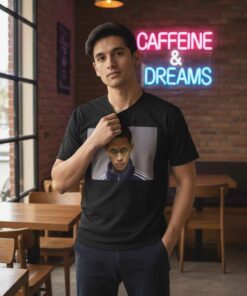 Funny Fredo Santana mugshot shirt featuring expressive facial expression graphic, hip hop inspired tee, rapper merch style, streetwear fashion, and vintage rap culture design