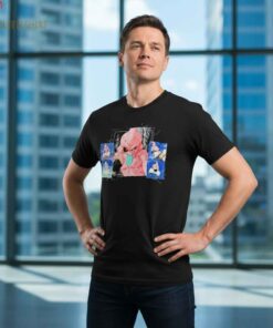 Vintage Ghost Supply Majin Buu t shirt featuring anime inspired character artwork, retro streetwear style, bold graphic design, nostalgic anime tee for collectors and fans