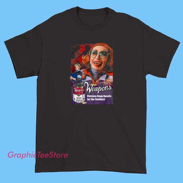 Inspired Soup Noodle Weapons Wendys Shirt 1 Inspired Soup Noodle Weapons Wendy’s shirt parody graphic tee with noodle weapons design, funny fast food meme streetwear shirt
