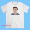 Minimalist art face Chrismd merch shirt featuring abstract line art portrait design, modern aesthetic graphic tee, creative minimalist illustration shirt for art lovers and streetwear style