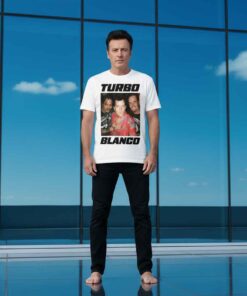 Classic Portrait Legends Turbo Blanco shirt with vintage portrait graphic, iconic legend artwork tee for retro streetwear fans