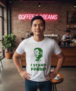 Vtg Rodigro Duterte I Stand With Fprrd Shirt 7 Vtg Rodrigo Duterte I Stand With FPRRD shirt featuring political statement graphic, vintage style supporter tee for collectors