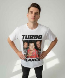 Classic Portrait Legends Turbo Blanco shirt with vintage portrait graphic, iconic legend artwork tee for retro streetwear fans