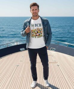 Social Justice Get ICE out of School Shirt 6 Get ICE out of schools shirt with social justice immigration rights message, activist protest graphic tee, student safety advocacy apparel, human rights streetwear design