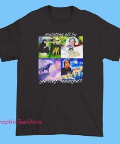 Portrait meme ovulating all by yourself shirt featuring sarcastic ovulation humor, feminist meme graphic tee, funny reproductive health quote shirt for women