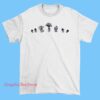 Classic Printing Mushroom Graphic Tshirt 3 Classic Printing Mushroom Graphic Tshirt with vintage mushroom illustration printed on cotton short sleeve tee, aesthetic nature inspired apparel in black or white casual streetwear